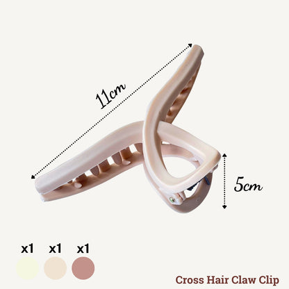Twister X hair claw clip - 11cm x 5cm strong grip for all-day hold